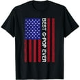 thumbnail image 1 of American Flag Best G-Pop Ever T-Shirt Fathers Day, 1 of 3