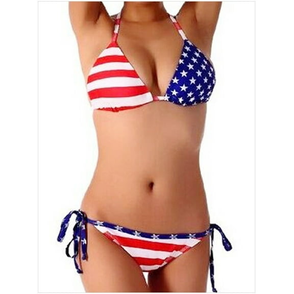 American Flag Bikini USA Flag Swimsuits for Women July 4th Patriotic Sexy Swimsuit Bathing Suits