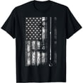 thumbnail image 1 of American Flag Billiard Stick Cute Table Game Funny USA Gift T-Shirt, 1 of 3