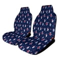 thumbnail image 1 of American Flag Blue Red White Car Seat Covers Front Seats Universal Fit for Cars SUV Truck Auto Interior Accessories, 1 of 3