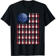 thumbnail image 1 of American Flag Bowling Shirt | Bowler Gifts For Bowling Team T-Shirt, 1 of 3