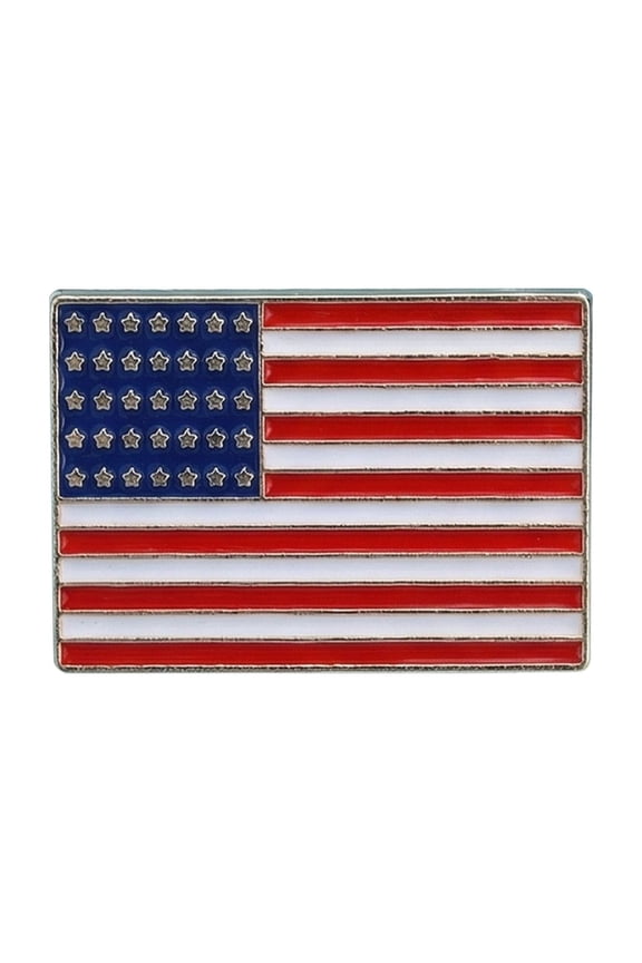 American Flag Brooch Pin Us Patriotic Enamel Lapel Pin For Suit Hat Bag Independence Day Badge
