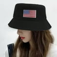 thumbnail image 1 of American Flag Bucket Hat,4th July Hat Fisherman Independence Days Hats for Women Men,Unisex Trendy Bucket Hat Summer Beach Hat Comfortable Packable Outdoor Travel Sun Protection Hat for Women Men, 1 of 6