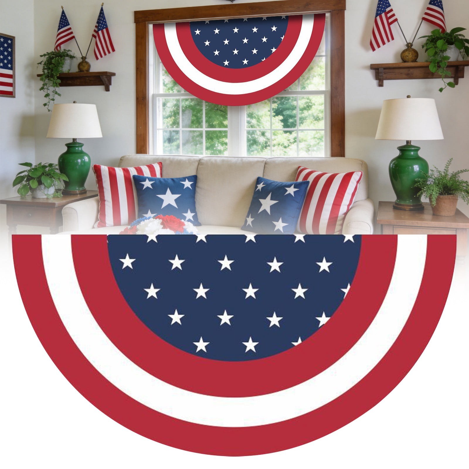 American Flag Bunting For Outside Flag Buntings For Outside Patriotic ...