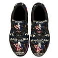 thumbnail image 1 of American Flag By Birth Christian By The Grace Of God Shoes Women's Fashion Sneakers Tennis Running Shoes for Men Women Black Size 4.5, 1 of 7