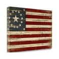 thumbnail image 1 of American Flag By Jennifer Pugh, 39" x 26" Fine Art Giclee Print on Gallery Wrap Canvas, Ready to Hang, 1 of 2