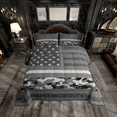 thumbnail image 1 of American Flag Camo Comforter Set Military Camouflage Bedding Comforter Sets for Veteran'S Day,Stars and Stripes Bedding Vintage Usa Flag Army Style Down Comforter Queen for Adults Men Women, 1 of 6