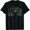 thumbnail image 1 of American Flag Camouflage Outdoor Antlers Deer T-Shirt, 1 of 4