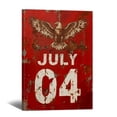 thumbnail image 1 of American Flag Canvas Wall Art - 4th of July Patriotic Canvas Prints, Vintage Artwork Oil Paintings for Living Room Bathroom Bedroom Home Office Decor, 1 of 7