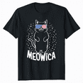 thumbnail image 1 of American Flag Cat 4th Of July Kitten Patriotic Pet Lover Gift T-Shirt, 1 of 5