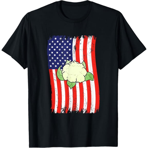 American Flag Cauliflower T-Shirt
