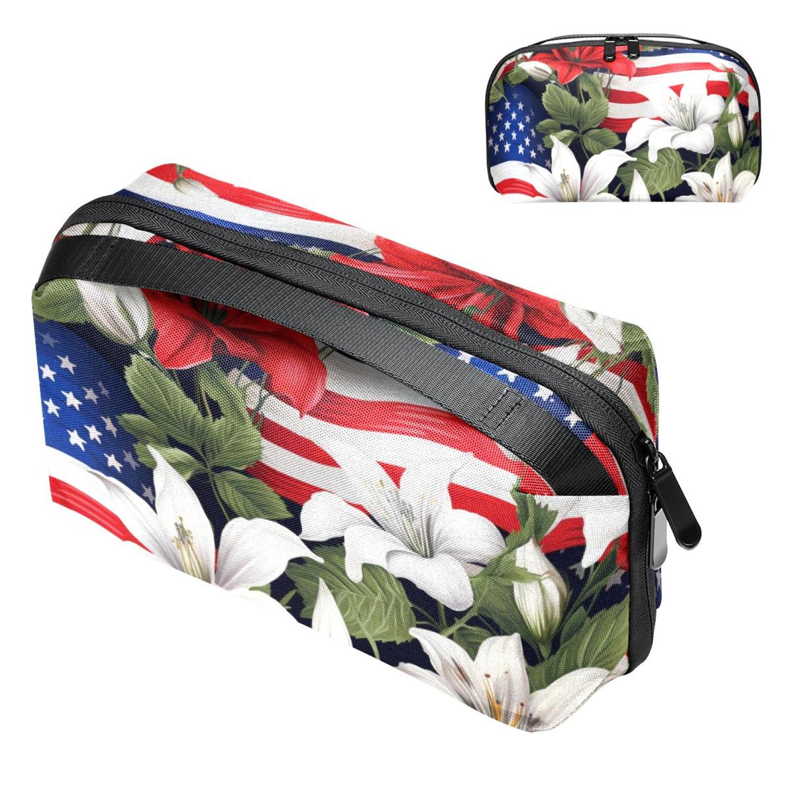 MOZETO Belt Pouch For Men - Water-Resistant Small Belt Bag With USA Flag Patch, EDC Organizer For Work & Travel - View #8