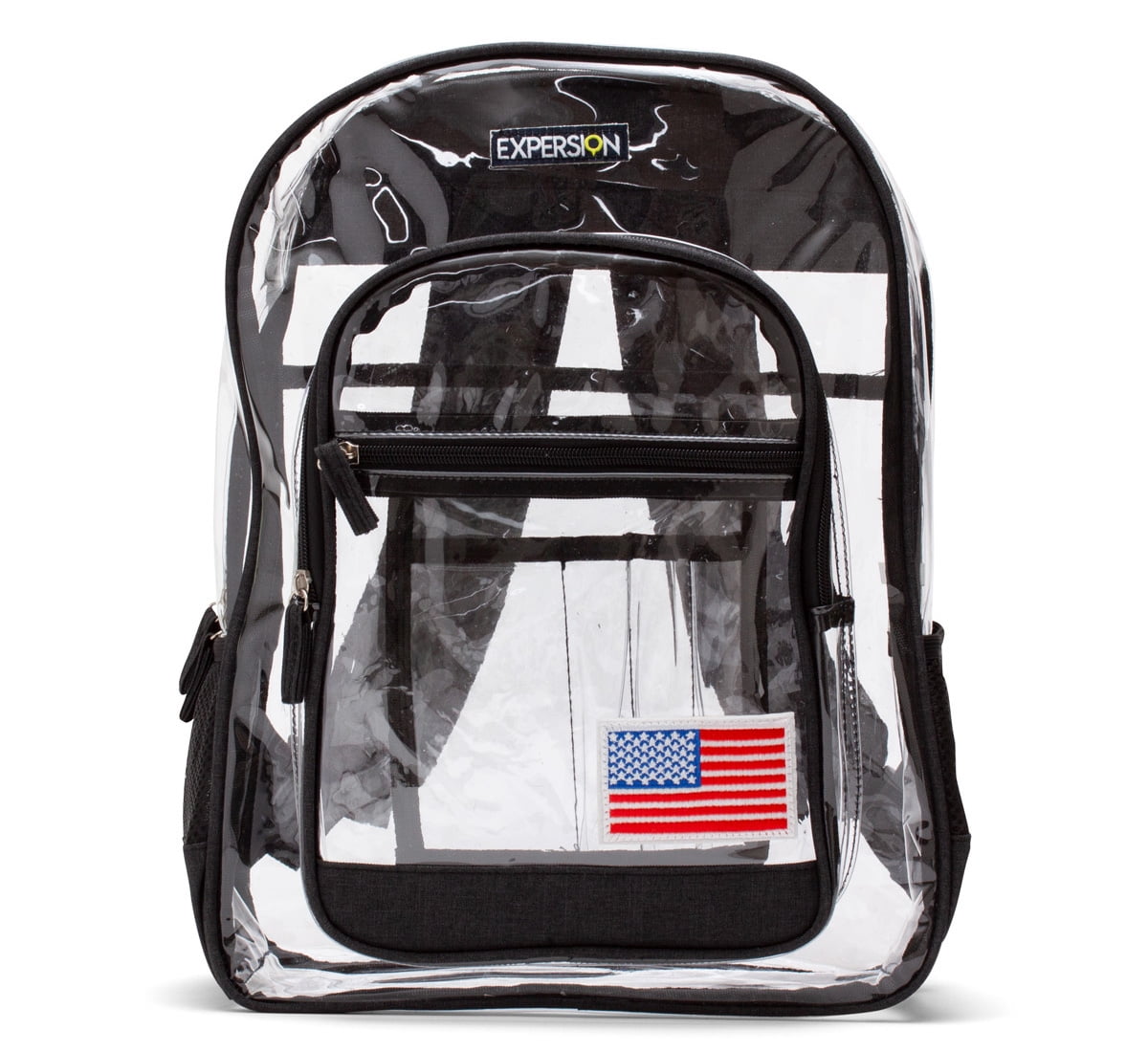 Clear American Flag Tote Bag