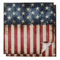 thumbnail image 1 of American Flag Cloth Napkins, Retro Blue Star Red Striped USA Flag Washable and Reusable Dinner Napkins Set of 2, Table Napkin for Kitchen Party Birthday Wedding Hotel Housewarming 20"x20", 1 of 9
