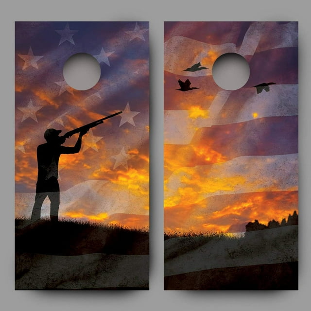 American Flag Combo Corn Hole Decal Wrap - Walmart.com