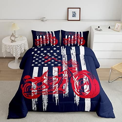 American Flag Comforter Set Twin Army Gun Bedding For Adults Men Stars ...