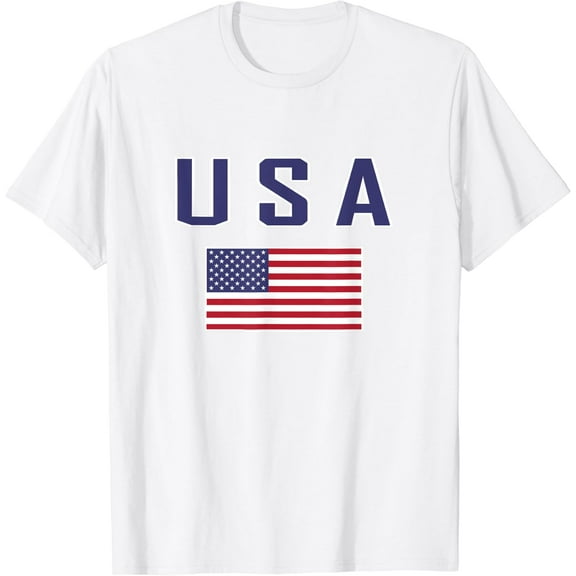 American Flag Cool Patriotic USA Flags Men Women T-Shirt