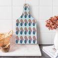 thumbnail image 1 of American Flag Cutting Board, Heart with Flag Patriot Pattern Modern American Day Graphic Print, Decorative Tempered Glass Cutting and Serving Board, Wine Bottle Shape, White Red, by Ambesonne, 1 of 5
