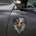 thumbnail image 1 of American Flag Decal, Eagle Eye Detail Reflective Sticker, UV Resistant Fade-Proof Decor, Reusable Easy-Apply Sticker for Indoor, Outdoor, Cars and Smooth Surfaces, Easter Wall Art, 1pc, 1 of 6