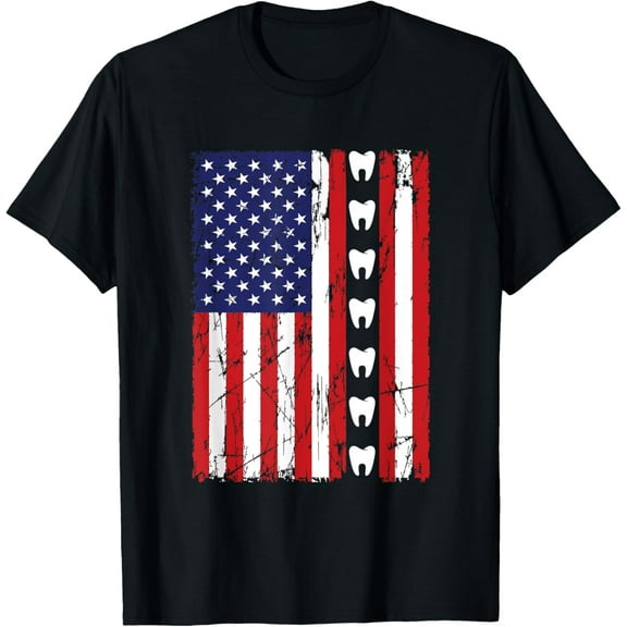 American Flag Dentist Dentist Women Men T-Shirt