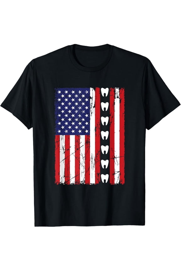 American Flag Dentist Dentist Women Men T-Shirt