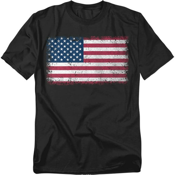 American Flag Distress Unisex Graphic Tee For Men & Women