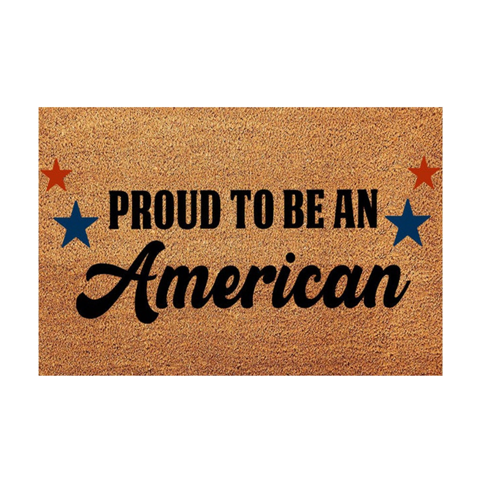 Usa Patriot Pattern Print Floor Mat