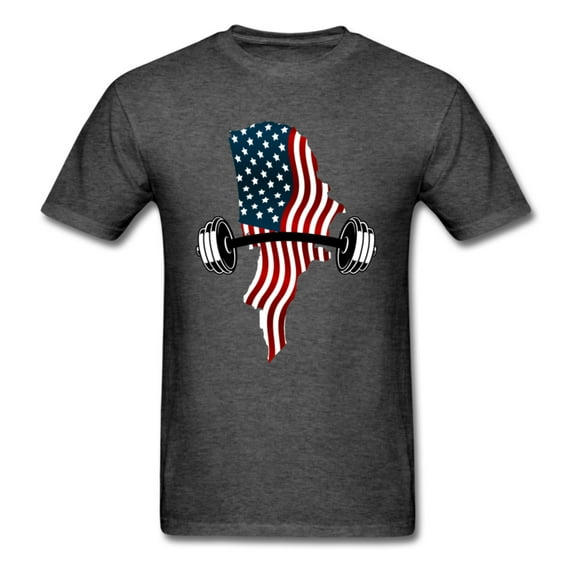 American Flag Dumbbells - Unisex Classic T-Shirt