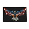 thumbnail image 1 of American Flag Eagle Flag 3x5 Ft Outdoor Indoor With Grommet Garden Yard Banner Decorative Sign, 1 of 6