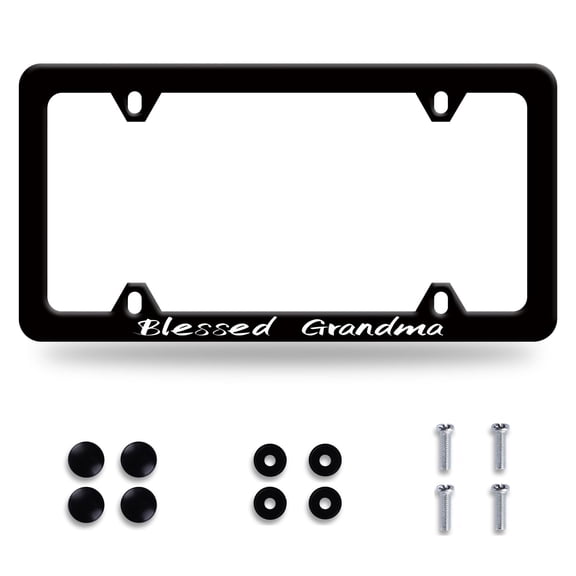 American Flag Eagle License Plate Frame Patriotic Eagle License Plate Colorful Stainless Steel Auto Parts Funny License Plate Decoration with Screws Size 12.3 "x 6.3"