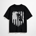 thumbnail image 1 of American Flag Eagle Shirt Men's 1776 July Patriotic T Shirt 4th of July Tees USA Flag Shirt, 1 of 7