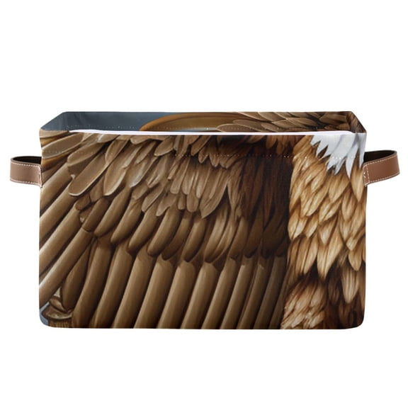 American Flag Eagle Storage Bins Baskets With Handles Storage Box Clothes Organizer Organization Toys