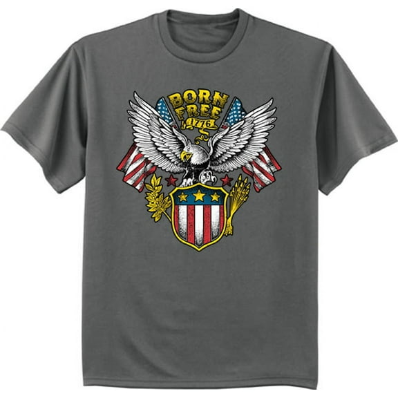 American Flag Eagle T-shirt Mens Graphic Tee