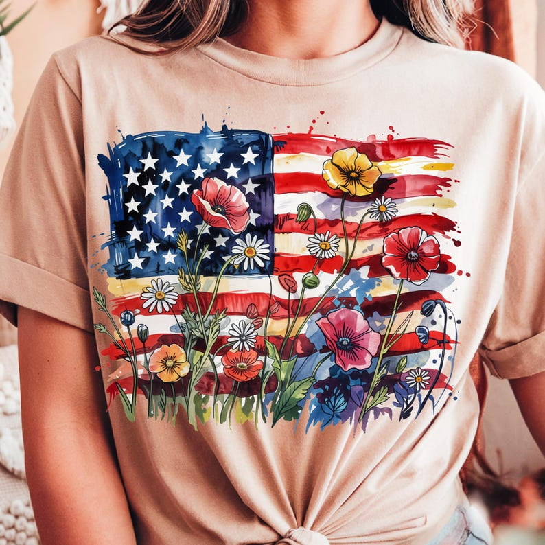 American Flag Daisy Tee main image 0