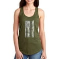 thumbnail image 1 of American Flag Flowers Racerback Tank Women -Smartprints Designs, Female x-Large, 1 of 4