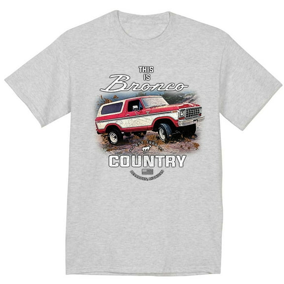 American Flag Ford Bronco Accessories T-shirt Mens Graphic Tees Clothing Apparel