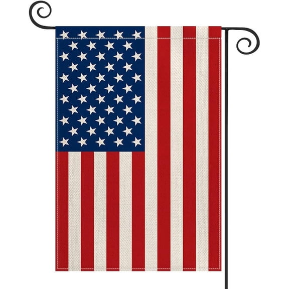 American Flag Garden Flags  12" x 18" Double-Sided Patriotic Garden Flag Vibrant Color, Memorial Day 4th Of July American Garden Flags Banner Outdoor Decor Yard Sign USA-Garden Flag