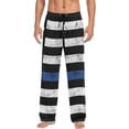 thumbnail image 1 of American Flag Ghost Pajama Pants, Men's Lounge Pants Light with Drawstring and Pockets, Christmas New Year Birthday Father's Day Gifts, Medium, 1 of 7
