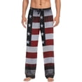 thumbnail image 1 of American Flag Ghost Pajama Pants, Men's Lounge Pants Light with Drawstring and Pockets, Christmas New Year Birthday Father's Day Gifts, X-Large, 1 of 7