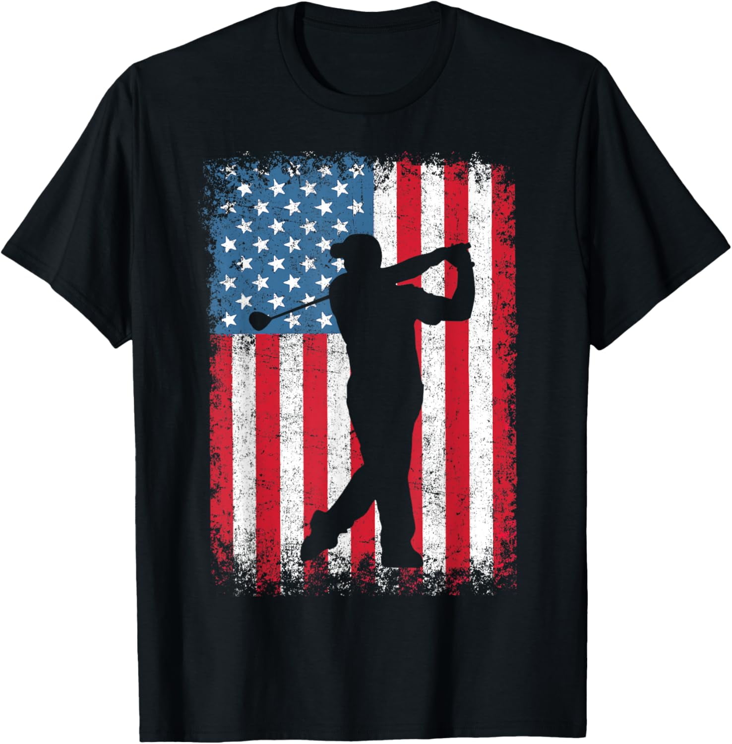 American Flag Golf Shirt USA Flag Men Boys Women Girls Kids T-Shirt100 ...