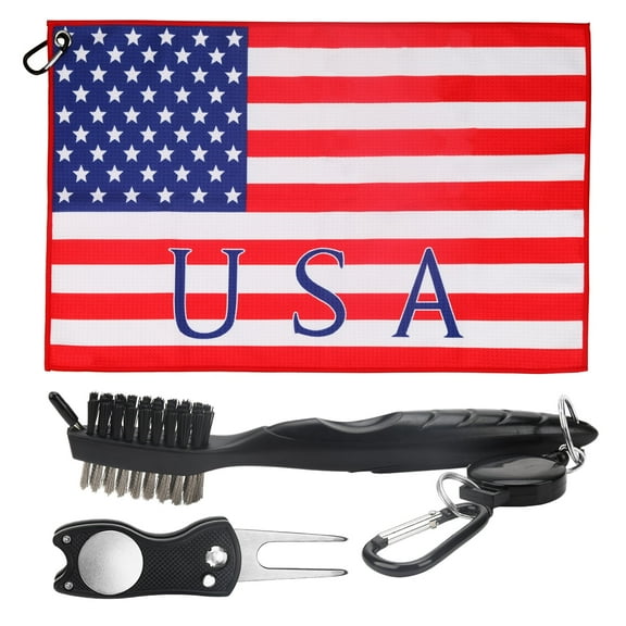 NVAAV Golf Towel Set - Includes Towels with Carabiner Clip, 23.62" x 15.75"