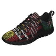 thumbnail image 1 of American Flag Grown With African Roots Running Shoes Sneakers Mesh Black Size 11.5, 1 of 5