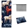 thumbnail image 1 of American Flag Gym Towel with Storage Bag, 72.8"x26.8", Suitable for Yoga, Pilates, Fitness, etc. - Yoga Mat Towel, Gym Towels, Gym Towel, 1 of 6