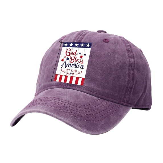 American Flag Hat,Embroidered Hat Dad Hat For Women Sun Hats For Women Summer Hats For Women Baseball Cap Fishing Hat Baseball Hats For Women Golf Hats Trucker Hats Women,Purple