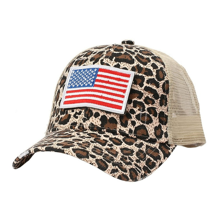 American Flag Hats Men Women Vintage Washed Distressed Cotton Dad