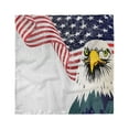 thumbnail image 1 of American Flag Head Scarf, 4th of July Country, Head Wrap, 3 Sizes, by Ambesonne, 1 of 2