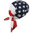 thumbnail image 1 of American Flag Headwrap Patriotic Doo Rag Red White and Blue (NEW Flag Design), 1 of 4