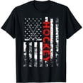 thumbnail image 1 of American Flag Hockey USA Patriotic Gift T-Shirt T-Shirt, 1 of 3