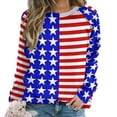 American Flag Hoodies Female US National Day Street Fashion Casual