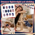 thumbnail image 1 of American Flag Inspired Dog Vest,patriots dog jersey,Patriotic American Flag Print Summer Lightweight Breathable Pet Vest for Small Medium Dogs,Black L, 1 of 5